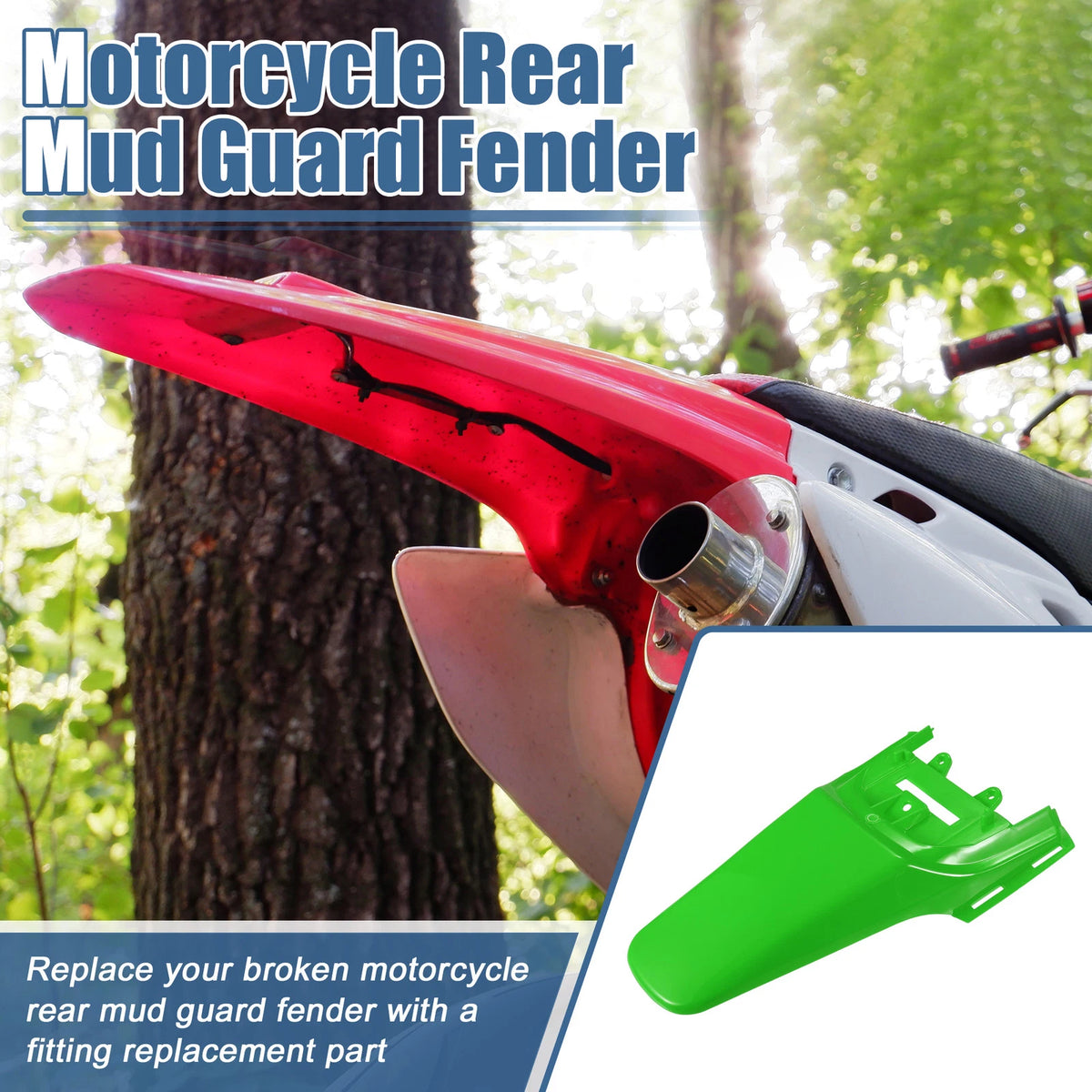 Rear Tail Mud Guard Fender for Honda XR50 CRF50 50cc 70cc 110cc
