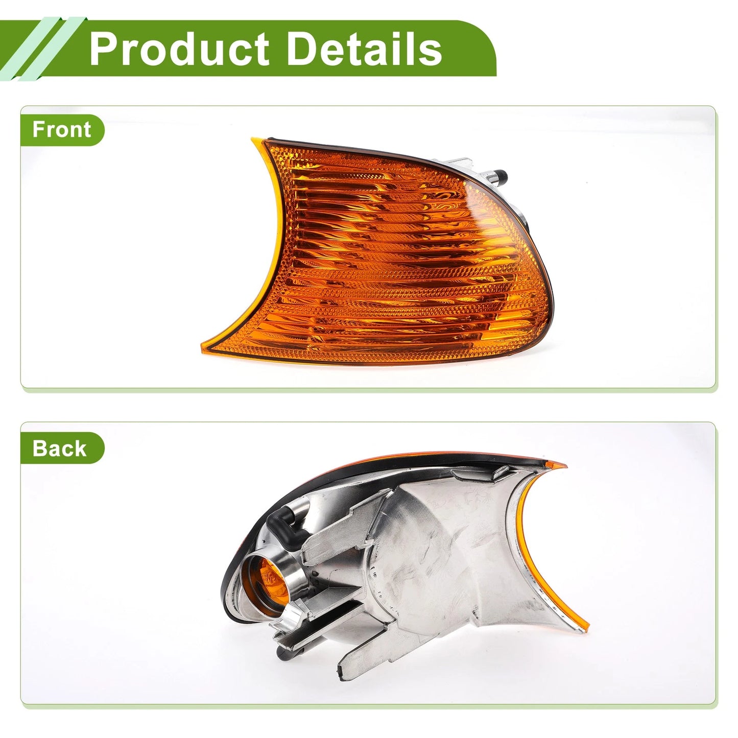 Left Corner Signal Light Cover for BMW 1999-2001 (1 Pc)