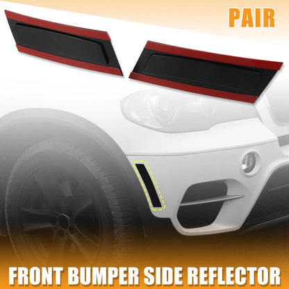 Front Bumper Reflector Side Marker for BMW X5 (2007-2013)  Black