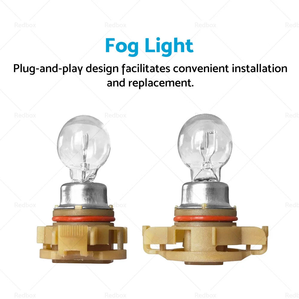 PSX24W 12V 24W Fog Light Clear Bulbs for Car (Various Years)