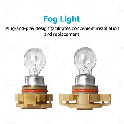 PSX24W 12V 24W Fog Light Clear Bulbs for Car (Various Years)
