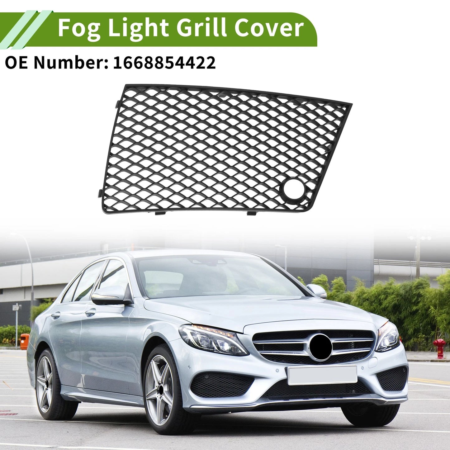 Front Right Fog Light Grill for Mercedes GL63 AMG (2013-2019)