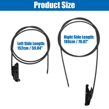 2 x Car Sunroof Frame Glass Cables for Ford F150 F250 F350 F450 (2015-2023)