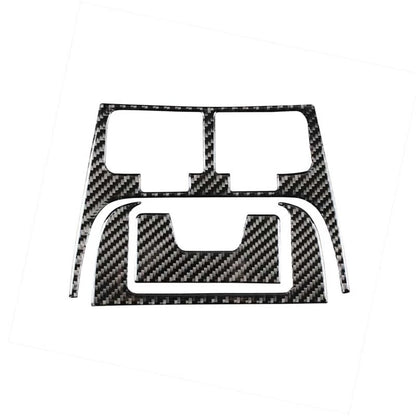 Car Carbon Fiber Rear Seat Air Outlet Vent Cover Trim Fit For Lexus IS 2006-2012