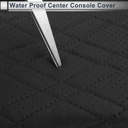 Car Center Console Cover for BMW X7 (2019-2024) - Black Storage Bag 1 Set