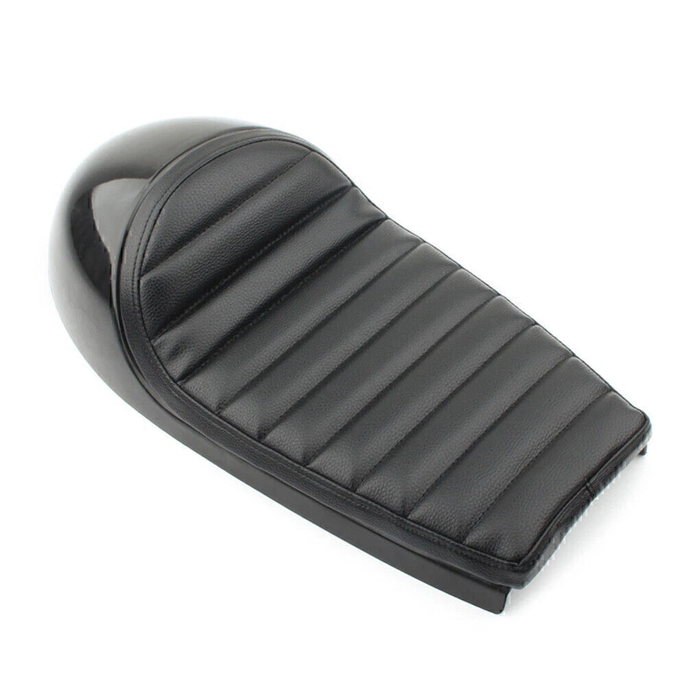 Universal Cafe Racer Seat Pan Vintage Cushion for Scrambler Black