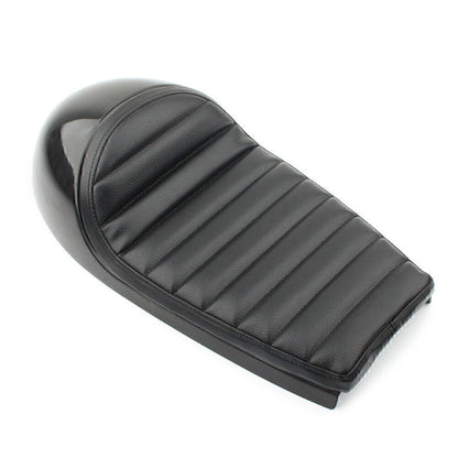 Universal Cafe Racer Seat Pan Vintage Cushion for Scrambler Black
