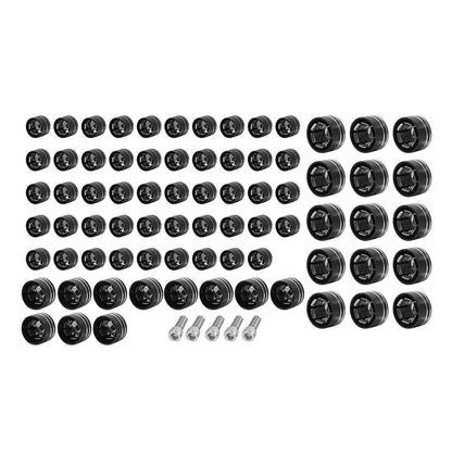 75X CNC Engine Bolt Topper Caps for Harley Touring Road Street Glide (2009-2023)