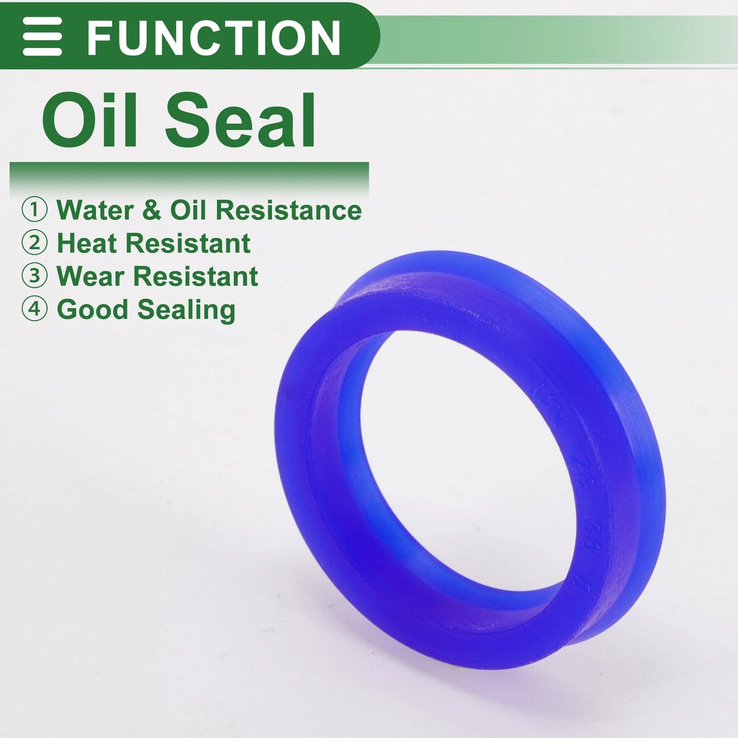 Oil Seal / 28x36x8mm 5 Pcs / Rotary Shaft Seal TPU for Make Model