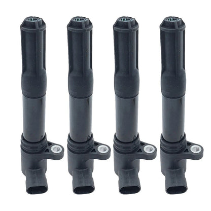 4Pc Ignition Coil for Alfa Romeo Mito, Fiat 500, Bravo, Idea, Panda (2008-2019)