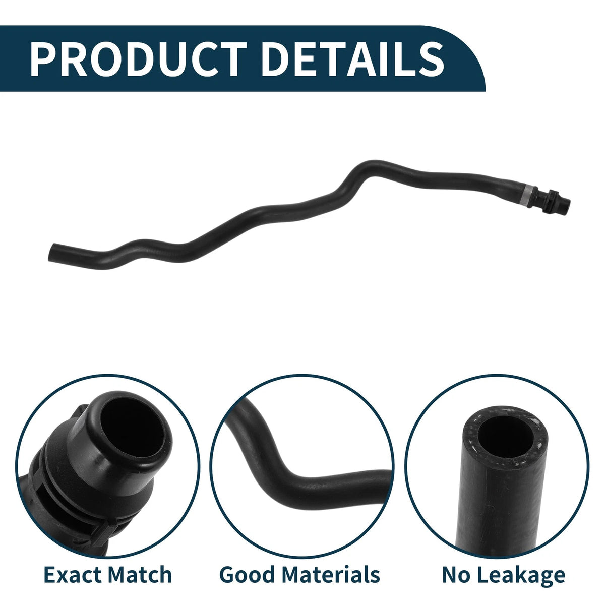 Radiator Hose for BMW 3 Series 2005-2019 Cooling Liquid Hose (2005-2019)