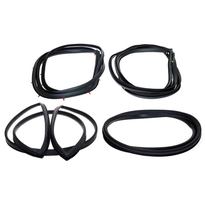 Front Rear Windshield Glass Door Seal Set for Datsun 620 1972-1979