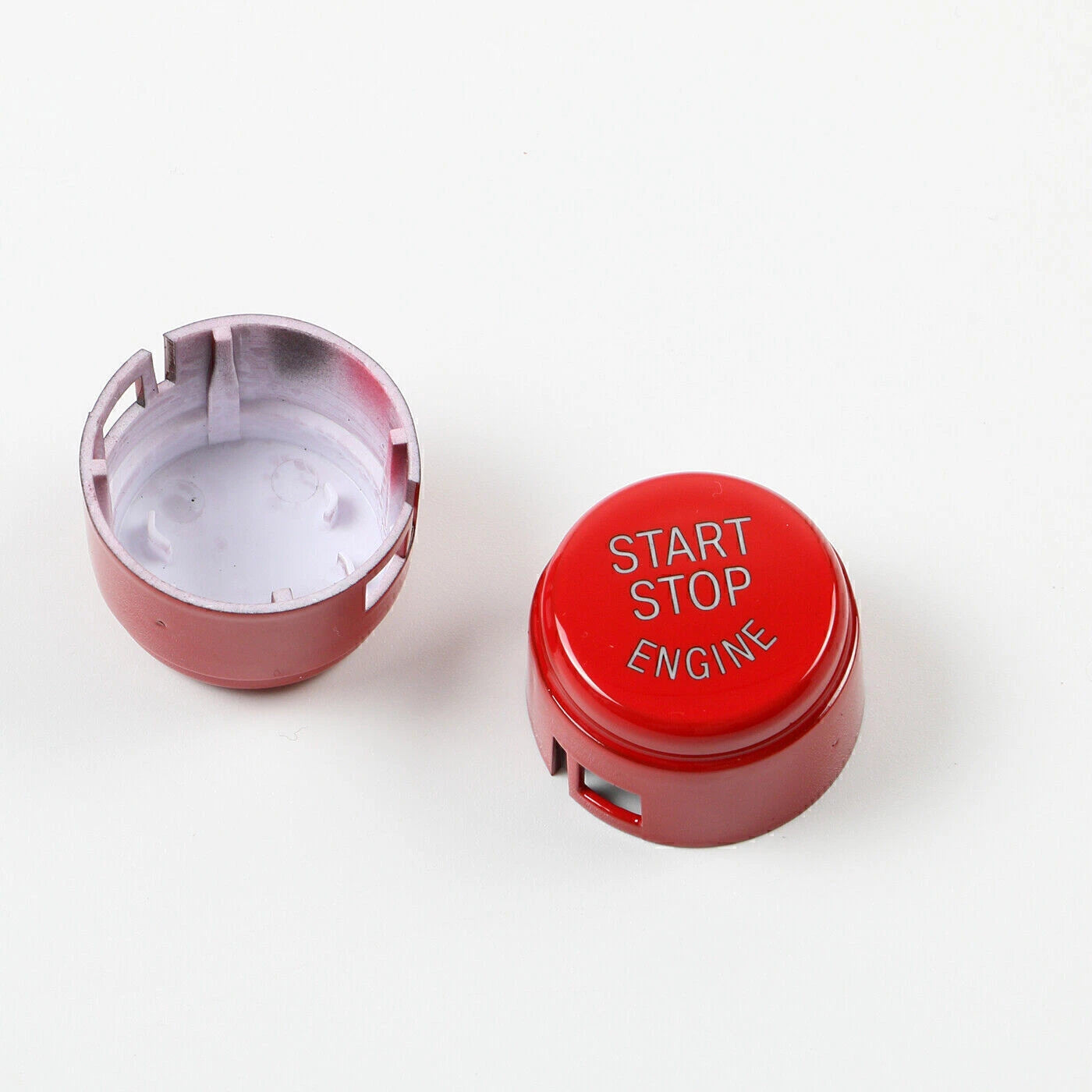 1x Red Start Stop Engine Button Cover for BMW 1/2/3/5 Series X3 X5 X6 (2000-2023)