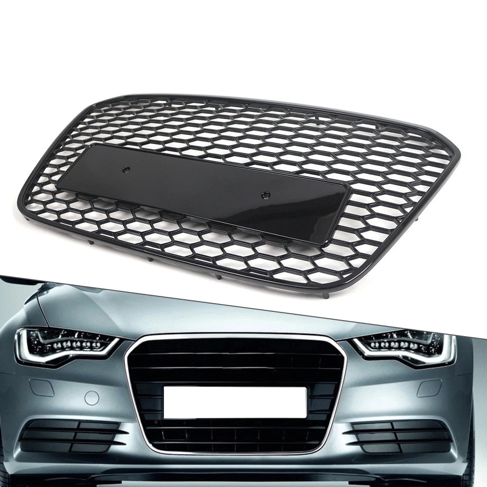 Front Bumper Mesh Grill for Audi A6 S6 C7 (2012-2015)