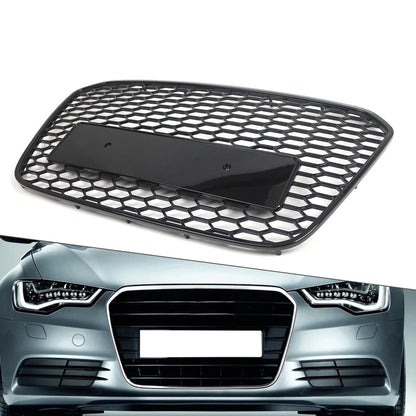 Front Bumper Mesh Grill for Audi A6 S6 C7 (2012-2015)