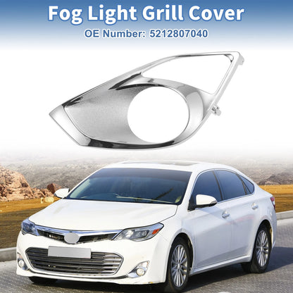 1 Pc Front Left Fog Light Grill for Toyota Avalon (2013–2015)