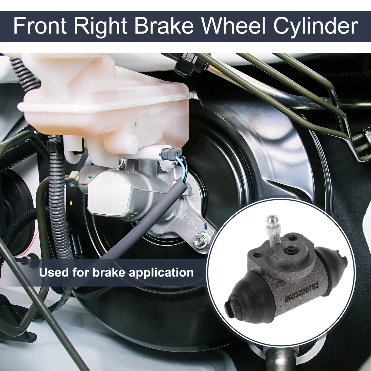 Front Right Brake Wheel Cylinder for Toyota Corolla (1971–1987)