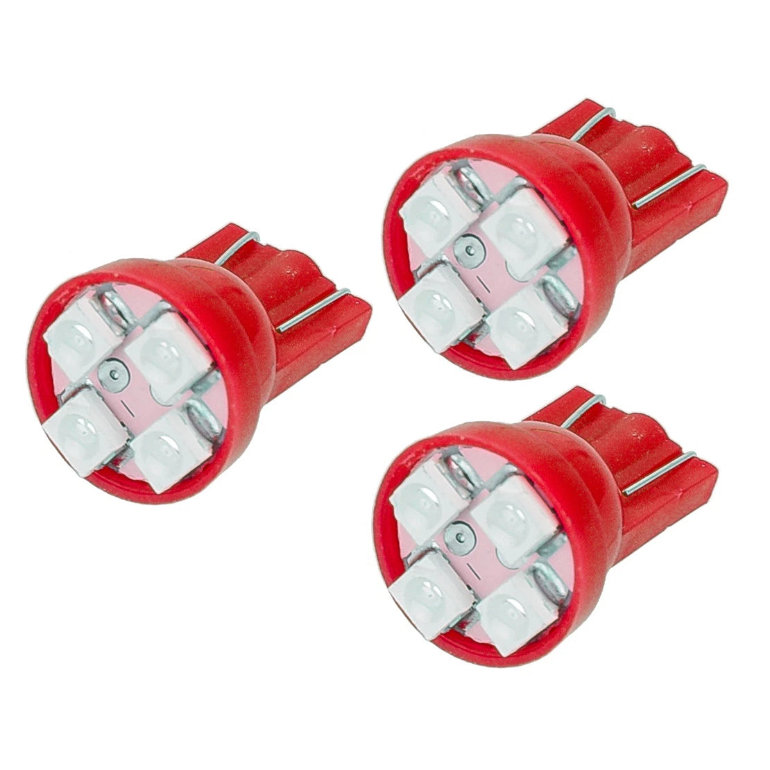 10 x T10 W5W 168 194 4-SMD LED Dash Gauge Lights for Car (Various Years)