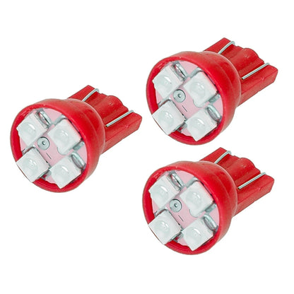 10 x T10 W5W 168 194 4-SMD LED Dash Gauge Lights for Car (Various Years)
