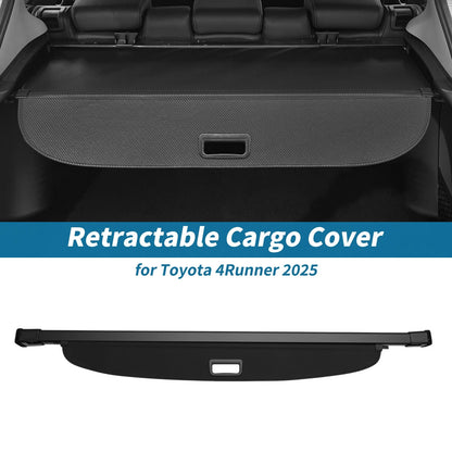 Rear Cargo Cover for Toyota 4Runner 2025 Gloss Black