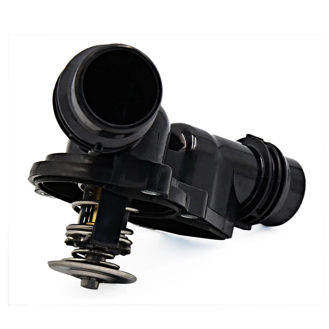 New Black Thermostat Housing Assembly with Sensor for BMW E39 530 E46 (1997-2003)