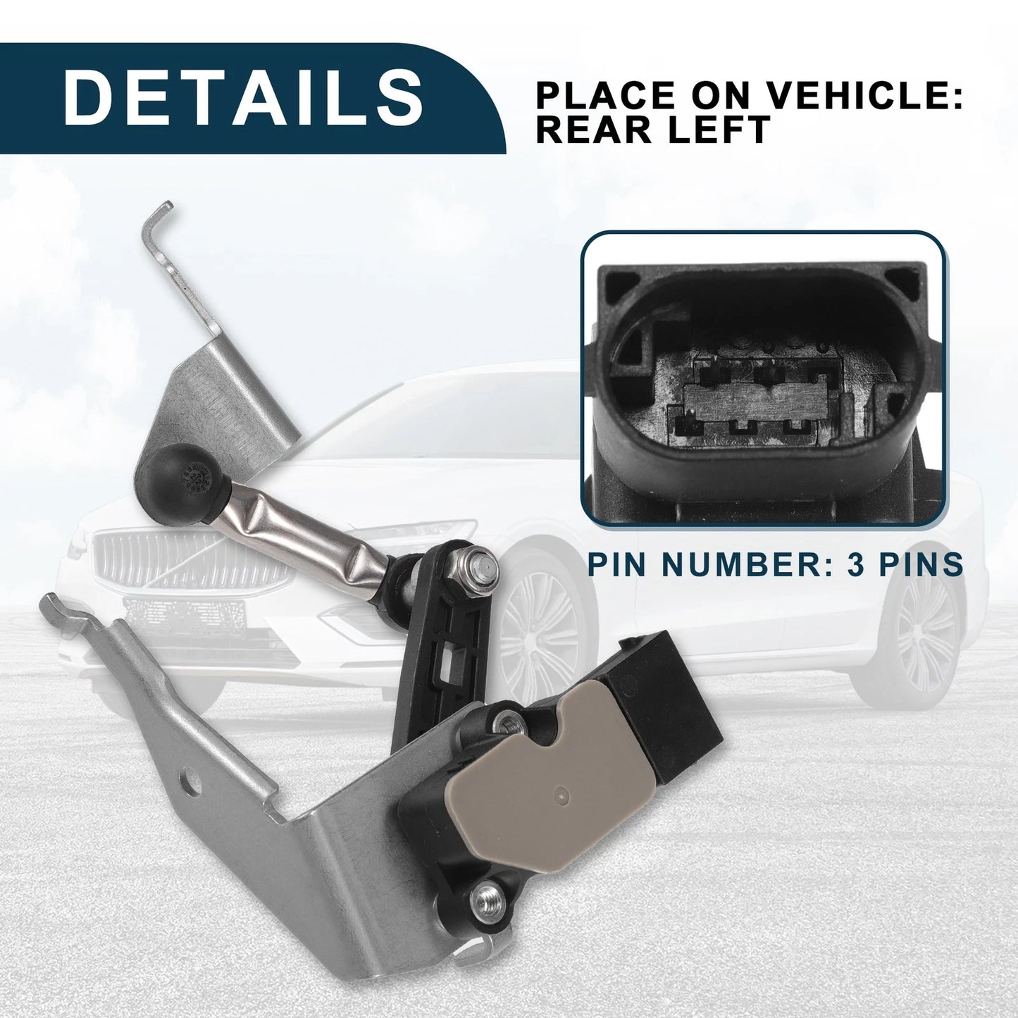 Air Suspension Level Sensor for Volvo V90 (2017-2023) Rear Left