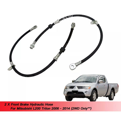 Front Brake Hydraulic Hose for Mitsubishi L200 Triton 2WD (2006-2014)