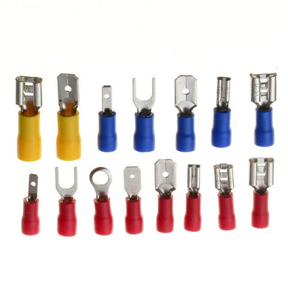 280 x Crimp Terminals Assorted Copper PVC Tinplate