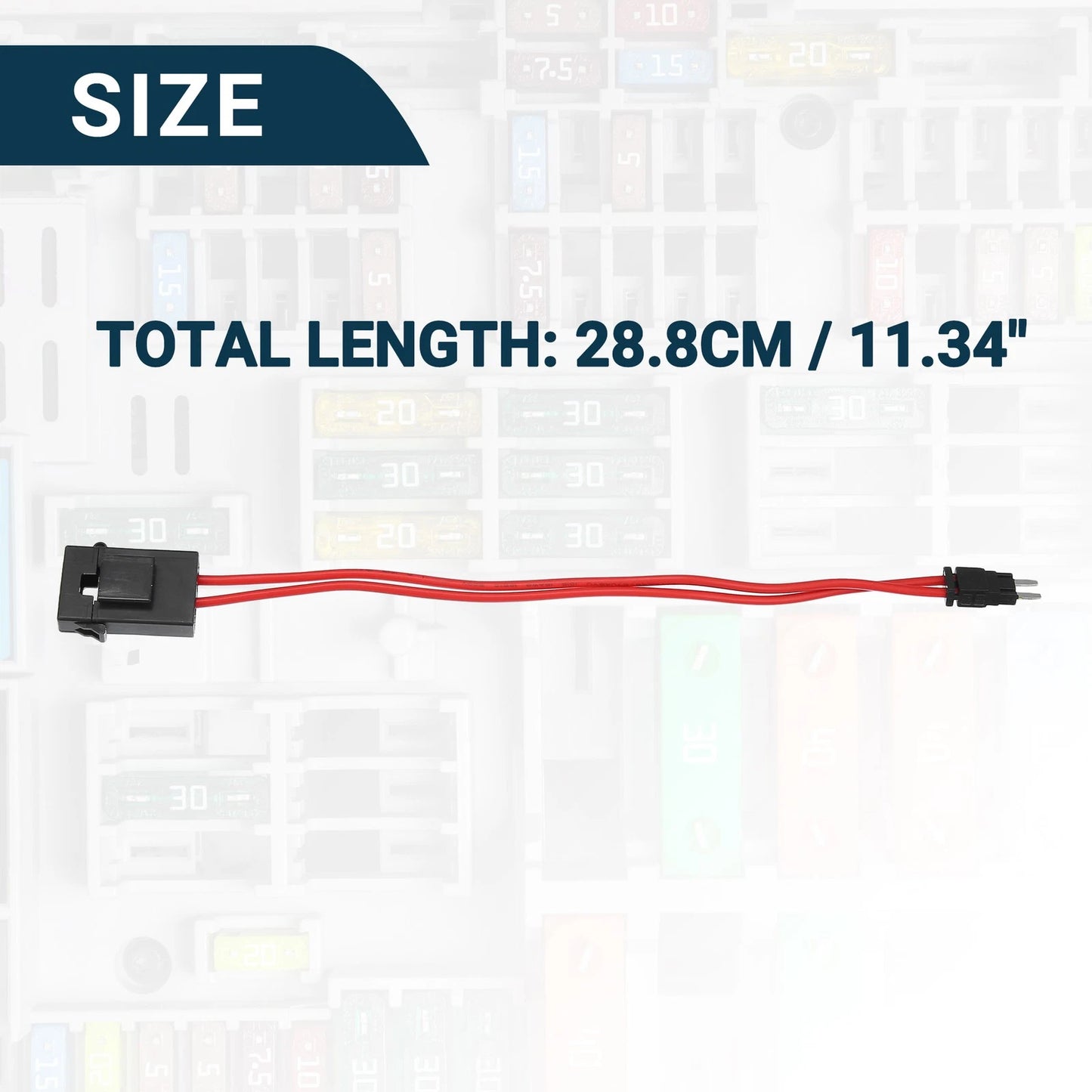 Mini Fuse Holder Tap Adapter 32V 20A for Auto Car (Universal)