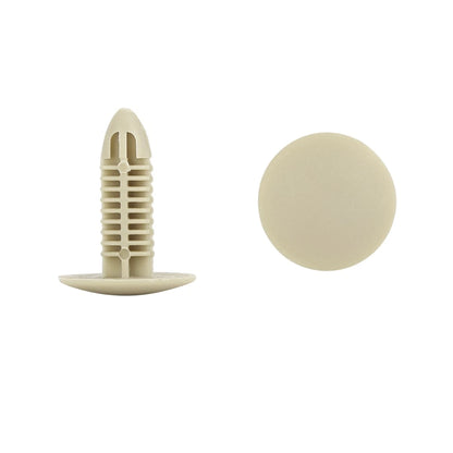 40pcs Plastic Bolt Rivets Fastener Bumper Retainer Clips Beige for Toyota