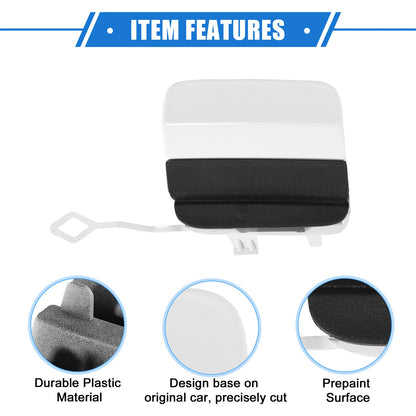 Rear Bumper Tow Hook Cap for Mercedes-Benz C300 Sport (2019-2021) White