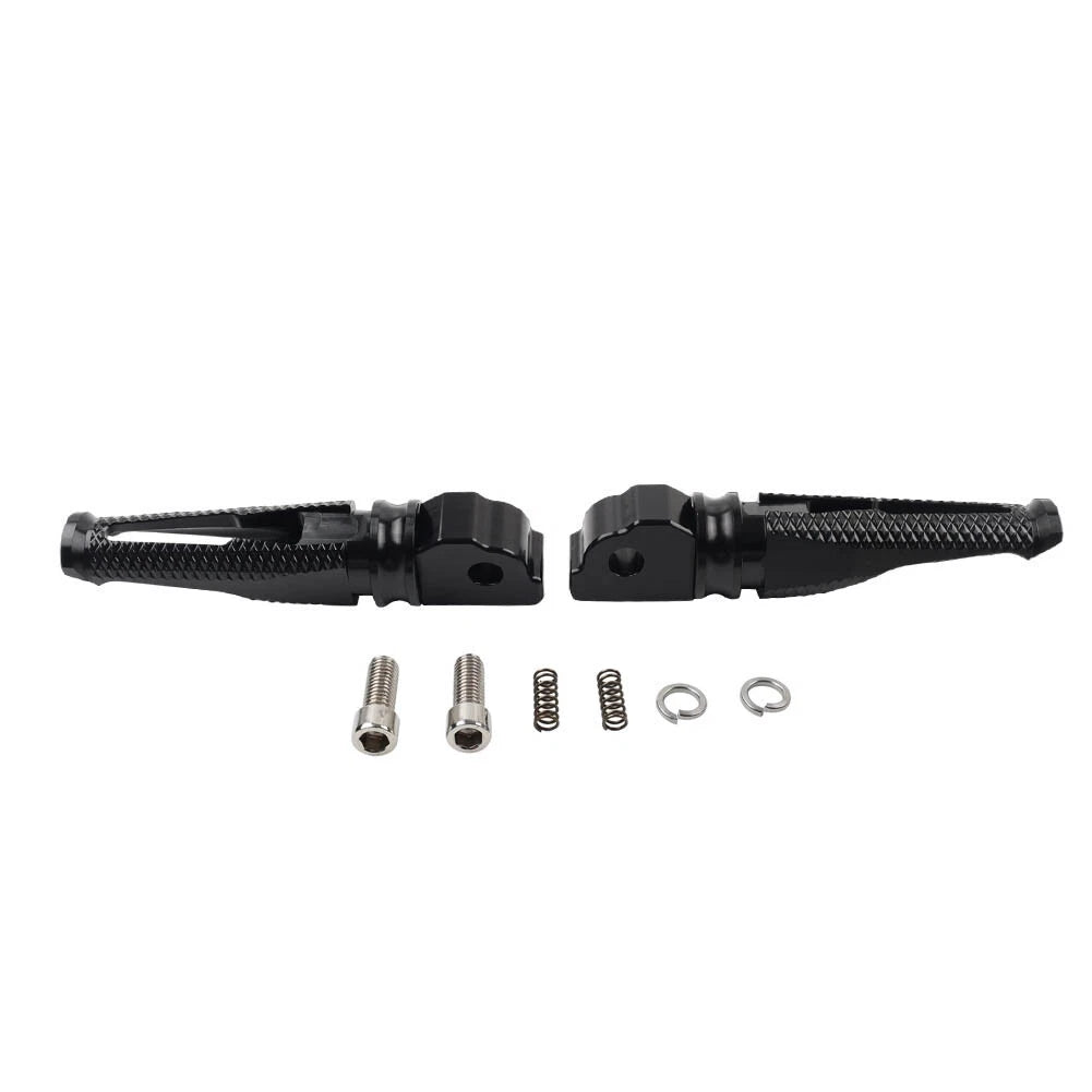 Black Rear Passenger Foot Pegs for BMW HP4 S1000RR S1000R (2012-2020)