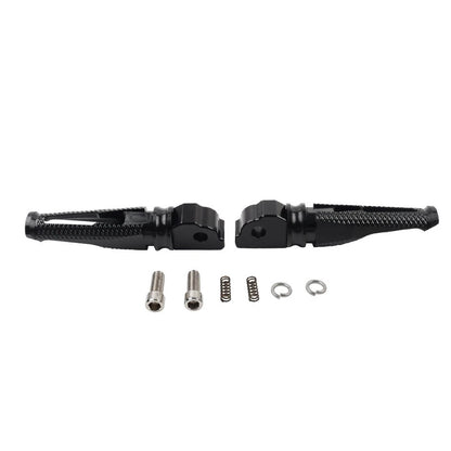 Black Rear Passenger Foot Pegs for BMW HP4 S1000RR S1000R (2012-2020)
