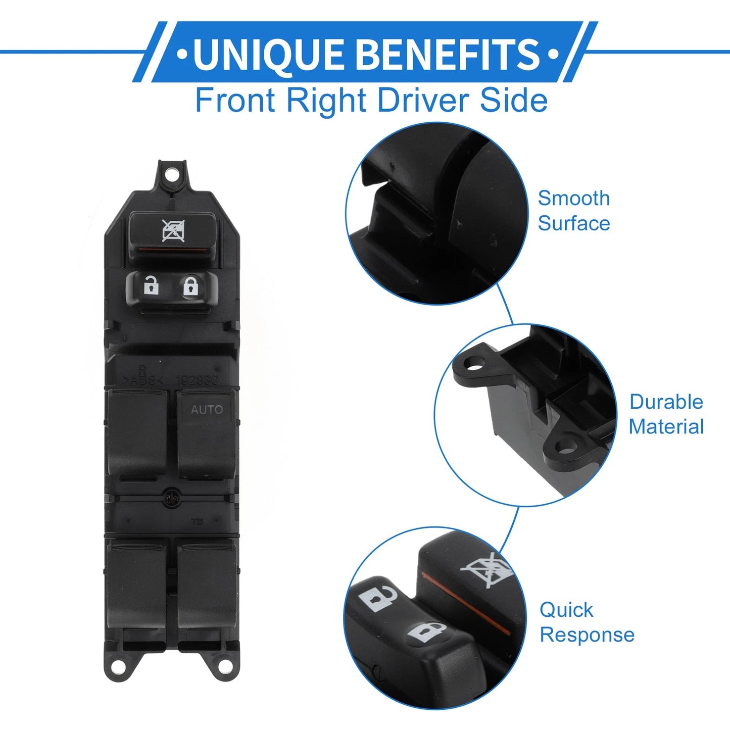 Power Window Switch for Toyota Corolla Auris Yaris (2007-2019)