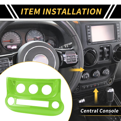 AC Switch Control Cover Trim for Jeep Wrangler JK JKU (2011-2017)