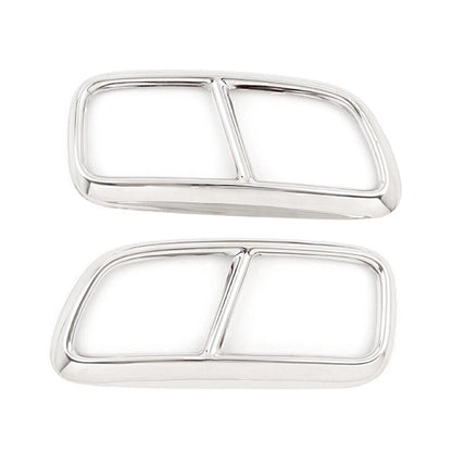 Stainless Steel Exhaust Muffler Tail Pipe Cover for Volvo XC90 (2015-2019)