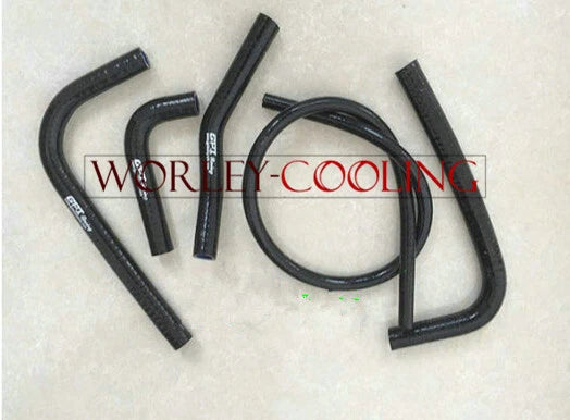 Black Silicone Radiator Hose for Kawasaki KX250F (2017-2020)
