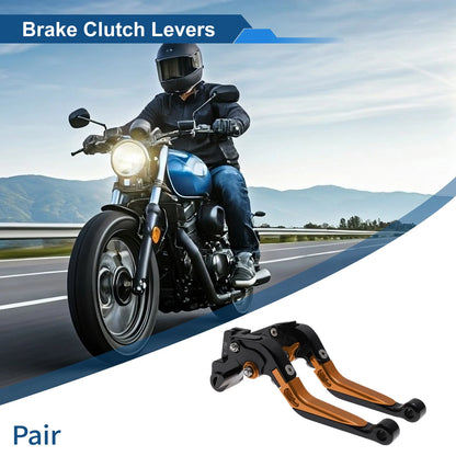 2 x Adjustable Short/Long Brake Clutch Levers for Kawasaki Versys 650