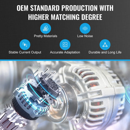 Alternator for Toyota Camry 2.4L, Matrix, Corolla 2.4L (2007-2009)