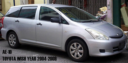 Chrome Door Handle Cover Insert for Toyota Wish AE10 AE20 (2004-2008)