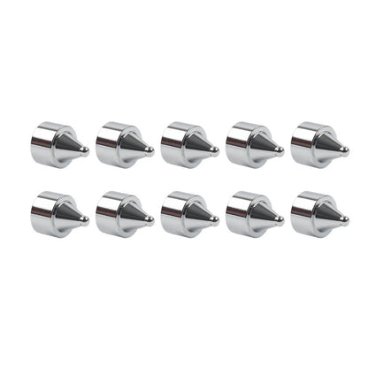 10 x Head Bolt Cover Spike Caps for Harley Road King, Dyna