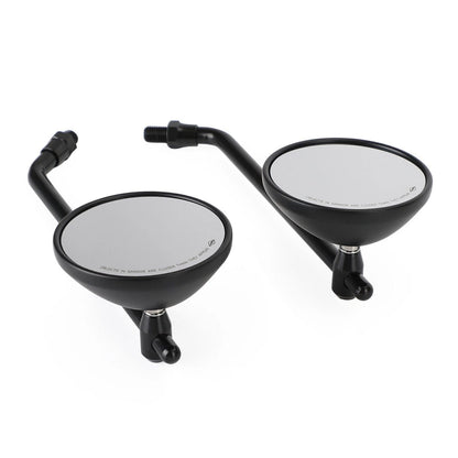 3" Motorcycle Handlebar Mirrors Pair for Universal Models