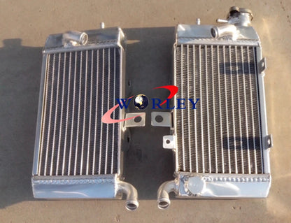 Aluminum Radiator + Blue Silicone Hose for Honda XRV750 Africa Twin (1993-2003)