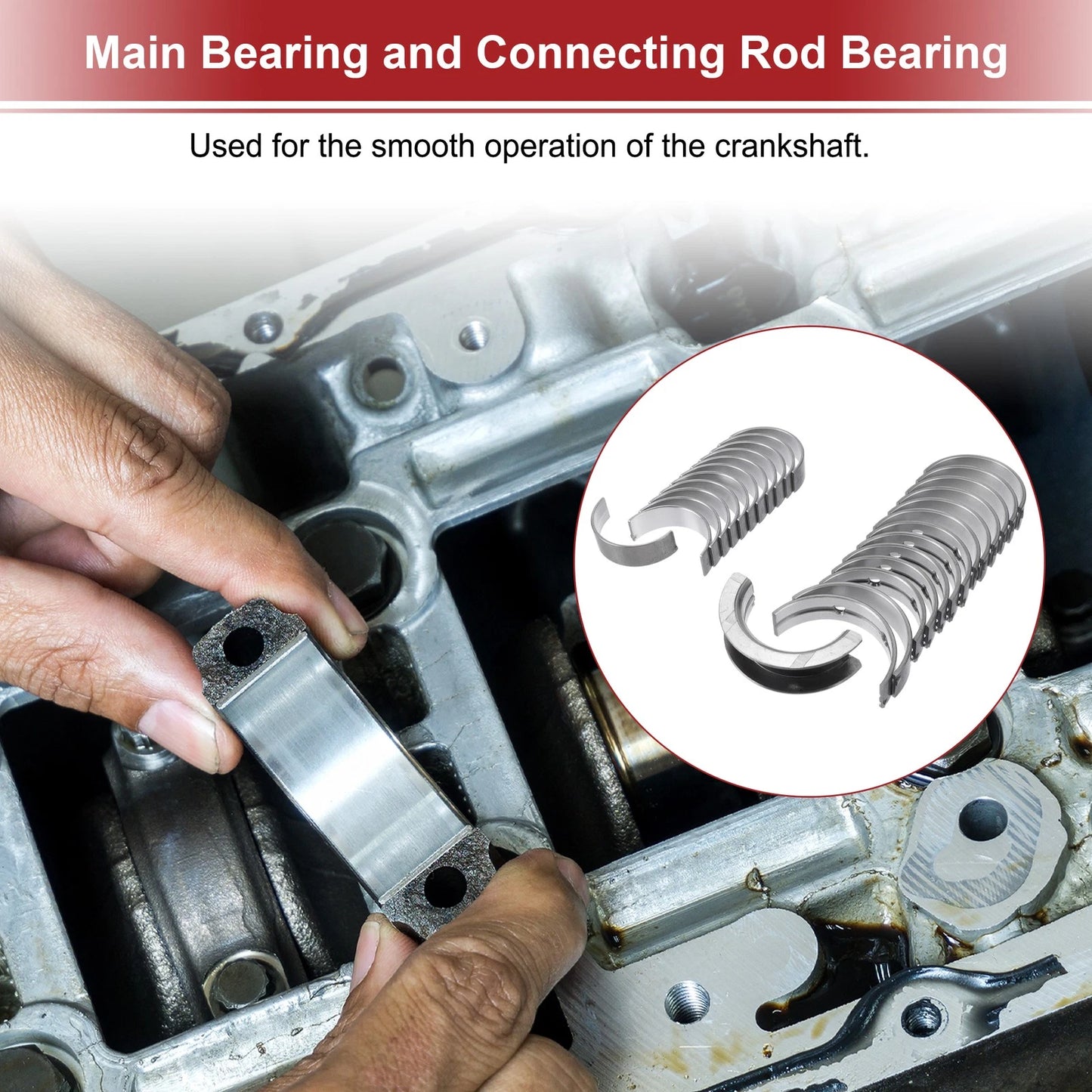 Main & Connecting Rod Bearings for BMW 125i (2006-2013)