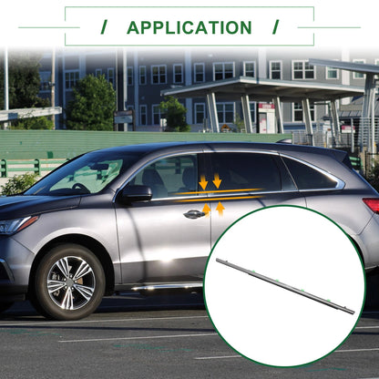 Rear Left & Right Weatherstrip Window Seal for Acura RDX (2013-2018)