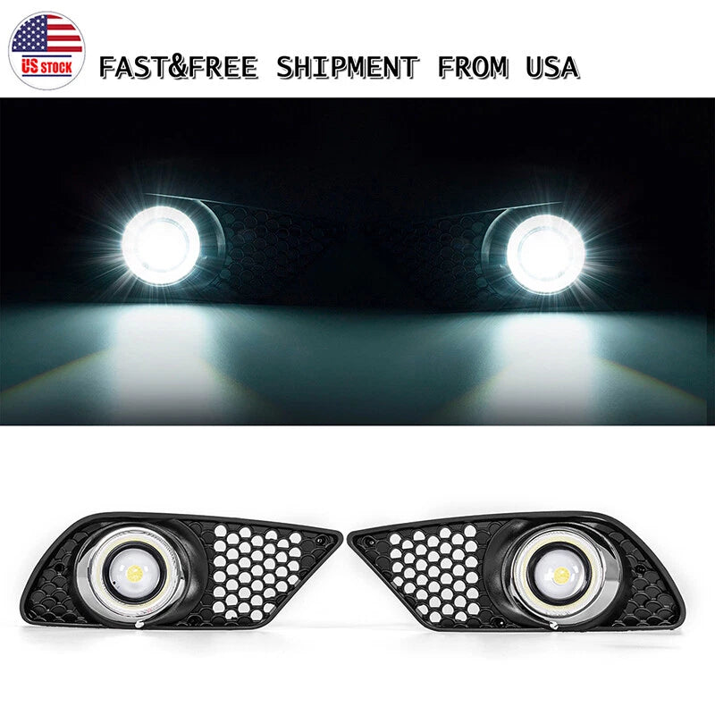 LED Daytime Running Fog Lights for Mercedes Benz W204 C230 C300 C350 (2007-2013)