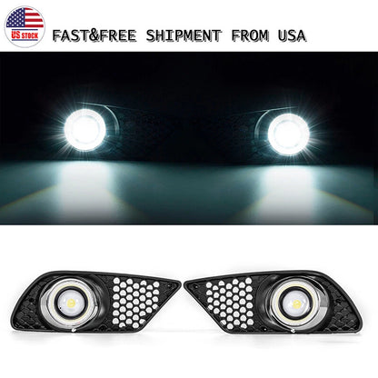 LED Daytime Running Fog Lights for Mercedes Benz W204 C230 C300 C350 (2007-2013)