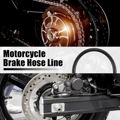 Brake Line Oil Hose Pipe 180cm for Motorcycle with Spring Protection