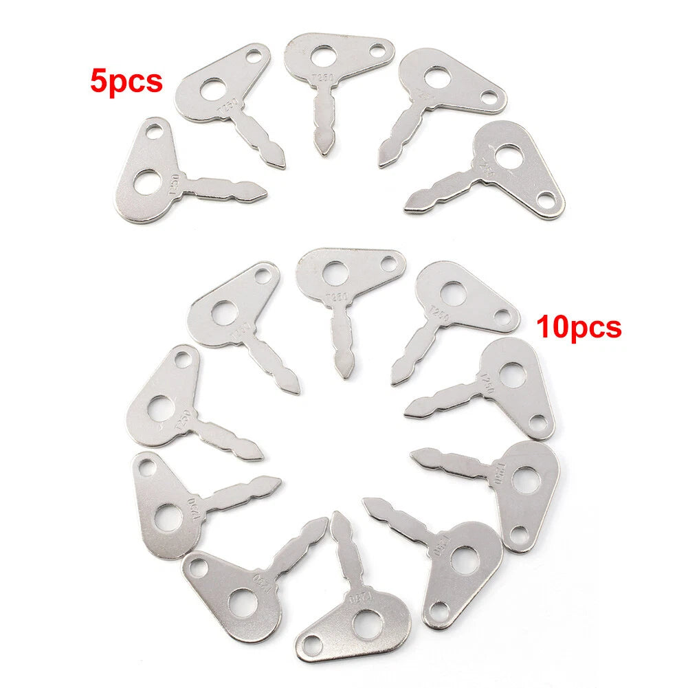 5 x T250 Ignition Keys for Case Tractor 770 780 880 885 990