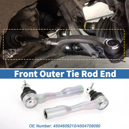 2 x Front Outer Tie Rod Ends Links for Toyota Tundra (2003–2006)